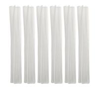 Angoily 100pcs Flexible Nail Fiber for Manicure DIY Nail Extension Fibers White Supple to The Touch Natural Effect Lengthening for Personal DIY and Salons