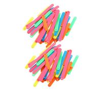 Angoily 100pcs Geometry Construction Sticks Math Manipulatives Plastic Counting Sticks for Early Educational Shapes Angles Learning Tool for Classroom Home Kindergarten Use