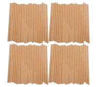 Angoily 100pcs Mason Bee Nesting Tubes Paper Inserts Replacement Tubes for Bee Houses DIY Projects and Stem Classes Easy Replacement Paper Material 14.6x0.6x0.5cm