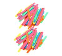 Angoily 100pcs Math Geometry Manipulatives Polygonal Splicing Sticks with Lengths for Triangle Side Relationship Learning Tool for Shape Building Area Perimeter Calculation Creative