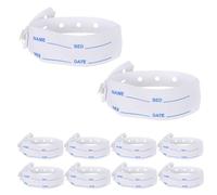 Angoily 100pcs Medical ID Wristbands: Hospital Patient Identification Bracelets Safety Bands Patient ID Wristbands for Adults Elderly