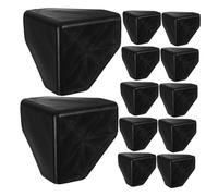 Angoily 100pcs Plastic Corner Edge Protectors Triple-sided Impact Resistant Carton Packing Guards for Shipping Boxes Fragile Item Protection