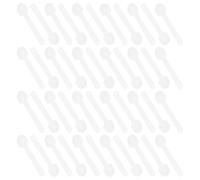 Angoily 100pcs Plastic Fan Handles with Thickened Nailfree Snap Design Sturdy Circular Fan Sticks for DIY Crafting Home Decorations and School Projects