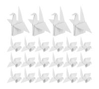 Angoily 100pcs Pre Folded Origami Cranes White Craft Paper Birds for Wedding Backdrop DIY Decorations Shower Party Embellishments