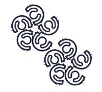 Angoily 100pcs Steel Bobbin Tension Springs Diameter Industrial Sewing Machine Shim Plates for Thread Control and Noise Reduction Durable Replacement Parts for Home Computerized Machines
