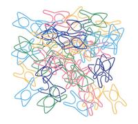 Angoily 100PCS Tooth-Shaped Colorful Paper Clips for Organizing Mini Binder Clips for Planner Journal Scrapbooking Dental Office Supplies Creative Decorative Stationery Essentials