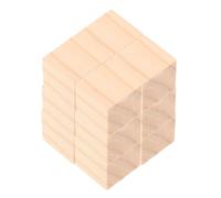Angoily 100pcs Unfinished Wooden Cubes Natural Wood Squares for DIY Crafts Educational Smooth Splinter Blocks for Creative Activities and Mindful Play