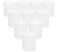 Angoily 10pcs 100ml Plastic Medicine Bottles with Caps Large Capacity Portable Pill Containers for Travel and Daily Use