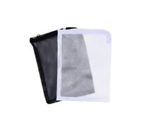 Angoily 10pcs Aquarium Mesh Filter Bags Zipper Pouches for Fish Tank Filtration Includes White and Black Bags for Bio Volcanic Media Storage and Easy Cleaning