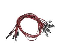 Angoily 10pcs Atx Computer Cord for Home Office Power Reset Button Cord Power Cable Button