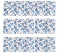 Angoily 10pcs Blue Vintage Floral Wrapping Paper for DIY and Cake Boxes Multi-functional Pack Paper Classic Delicate Design Cut to Size Elegant Wrap for Festive Packaging