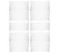 Angoily 10pcs Clear Acrylic Rectangle Bag Bottoms Thick DIY Knitting Crochet Purse Base Shaper for Stable Handbag Basket Weaving Craft