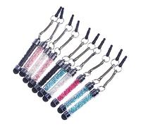 Angoily 10PCS Crystal Diamond Stylus Pens for Touch Screens Capacitive Pens with Soft Tips for Phones and Tablets Portable Luxury Writing Accessories