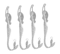 Angoily 10pcs Cute Mermaid Hairpin Charms for DIY Accessories Retro Alloy Headdress Crafts for Parties Valentine Day and Special Occasions Unique Hair Stick Decorations