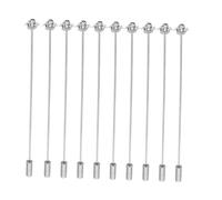 Angoily 10Pcs Decorative Rose Brooch Pins Versatile Flower Lapel Pins for Jewelry Making Boutonniere Crafts Safety Brooch for Clothing Accessories Material Lightweight