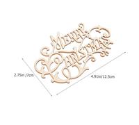 Angoily 10Pcs DIY Christmas Tree Pendant Wood Crafts Unfinished Painting Ornaments for Hanging Decoration Creative Handmade Graffiti Chips for Holiday Craft Projects