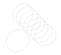 Angoily 10pcs Eyeglass Repair Gaskets Kit for Lens Installation Break Cushion Rings for Frameless and Semi Rimless Glasses Durable Eyewear Replacement Parts for Safe Lens Fixing