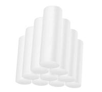 Angoily 10pcs Foam Cylinder Ornaments 20cm X 6cm Christmas DIY Decoration Multi-use Craft Foam for Home Xmas Party and Winter Festive Decor