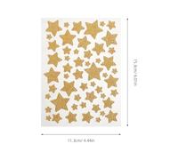 Angoily 10pcs Glitter Star Stickers for Reward Holographic Gold and Silver Sparkly Stars Adhesive Teacher Stickers for Classroom Motivation DIY Crafts and Student Recognition