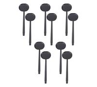 Angoily 10pcs Handheld Eye Occluder Plastic Optometry Tool Skid-Proof Hand-held Design Black Abs Plastic with Eye Chart at Home and School Vision Testing