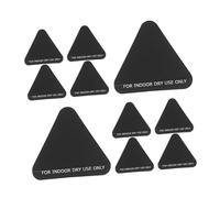 Angoily 10pcs Heat-resistant Color Changing Scald Warning Stickers, High Temperature Caution Decals for Hot Surface Equipment, Temperature Sensitive Safety Labels for Industrial Use