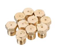 Angoily 10pcs Home Gas Stove Parts Brass Nozzle Household Gas Jet Replacement Accessories Burners