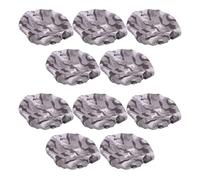 Angoily 10pcs Large 9-10.5cm Headset Ear Pad Replacement Covers, Grey Camouflage Ice Silk Fabric Earphone Protective Dustproof Covers, Washable Stretchable Earphone Protector for Gaming