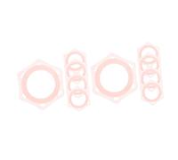 Angoily 10pcs Microphone Protection Ring Fall Six-corner Protective Rings for Microphones Mic Non-slip Holder Accessory for Karaoke Gaming