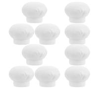 Angoily 10pcs Mini Chef Hats Dollhouse Accessories for Doll Cooking Small Chefs Hat for DIY Party Decoration Doll Caps