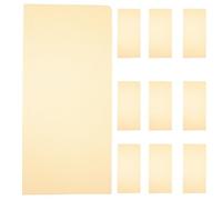 Angoily 10Pcs Natural Beeswax Beehive Foundation Sheets for Beekeeping Tools Honeycomb Base Wax Sheets for Bee Nest Building and Hive Frame Support