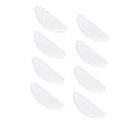 Angoily 10Pcs Non Slip Silicone Nose Pads for Glasses Adhesive Eyeglass Nose Pads White Thin Design for Comfort and Fit for Eyeglasses and Sunglasses