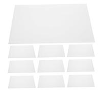 Angoily 10pcs Pvc Flame Retardant Lighting Gel Sheets for Craft Lighting Filter