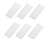 Angoily 10pcs Rectangular Mirror Mosaic Tiles DIY Craft Acrylic Mirror Stripes for Art Supplies Wedding Decorations and Scrapbooking Projects