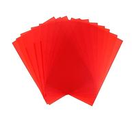 Angoily 10pcs Red Correction Gel Light Filter for Photography for Studio Lighting Setup