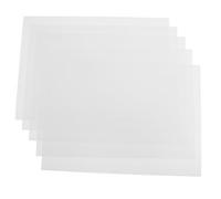 Angoily 10pcs Rigid Pvc Plastic Sheet Frosted Finish and Unique Texture, Wear Retardant and Versatile Applications for DIY Crafts and Card Making, Photo Protector and Document Laminate