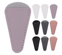 Angoily 10pcs Scissors Protector Pu Leather Cover - Reusable Scissor Tip Protectors Salon Tool Supply - Sewing Storage Sheath Portable Protective Sleeve
