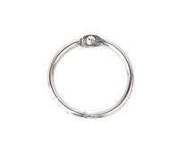 Angoily 10pcs Silver Articulated Album Rings Plated for Scrapbooks Notebooks Calendars Craft DIY Supplies