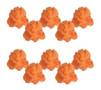 Angoily 10pcs Simulated Popcorn Prop Miniature Resin Popcorn Model Cute Accessories for DIY Jewelry Artificial Food Props Keychain Charms Realistic Details