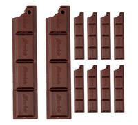 Angoily 10pcs Simulation Chocolate Shape Ballpoint Pen - Funny Food Gel Ink Pen Novelty Dessert Writing Tool For School Students Christmas Stuffers Halloween Party Favor Coffee