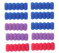 Angoily 10pcs Soft Foam Pen Covers Non Slip Grip Sleeve for Diamond Drill Pens Sweat Absorbing Ergonomic Writing Aid Assorted Colors