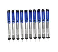 Angoily 10pcs Solder Sucker Desoldering Pump Kit One-Handed Use Tin Removal Tool with Replaceable Tips for Circuit Board Maintenance and Precise Solder Cleaning
