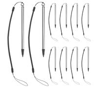 Angoily 10PCS Stylus Pen: Screen Capacitive Pen with Coiled Spring Anti-Loss Rope Resistive Touchscreen Stylus for Tablets and Phones Accessories