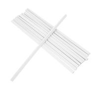 Angoily 10Pcs Transparent File Folders with Sturdy Rods Document Organiser Lightweight Portable Office Stationery for School Work Reports