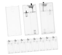 Angoily 10pcs Transparent Plastic Battery Holders for Aa String Lights Secure Closure Replacement Battery Case Compatible with Various Operated String Lights Convenient and Accessories