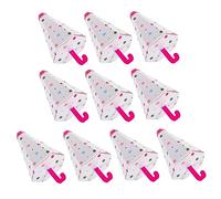 Angoily 10pcs Umbrella Shaped Candy Boxes Colorful Dot Party Favor Boxes Lightweight Paper Packaging for Weddings Birthdays Showers Summer Pool Barbecue