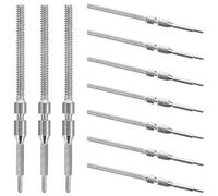 Angoily 10pcs Watch Replacement Stem Crown Kit Steel Practical Tool Good Toughness Suitable for 8200 Mechanical Movement Watch Maker Repair Supplies