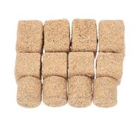 Angoily 12 Pack Mini Hay Bales Miniature Hayrick Decor for Dollhouse Haystack Model Scene Layout Prop Autumn Harvest Table Display Farm Yard Garden Ornament