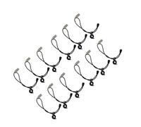 Angoily 12 Pcs Photography Cloth Clips Backdrop Clamps Multi-functional Elastic Windproof Clamps Adjustable Nylon Photo Background Support Equipment for Hanging Photos Clothes Backdrops Random Color