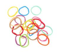 Angoily 120pcs Elastic Weaving Loom Refill Loops for Crafting Durable Pot Holder Loom Kit with Multi Color Elastic Cord Knitting Starter for DIY Coasters and Bracelet Making at Home