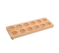 Angoily 12holes Wooden Tray Storage for Kitchen and Refrigerator Break Design for Safe Organization Stylish Home Kitchenware
